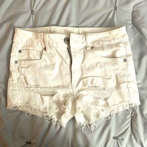 American Eagle White Shorts